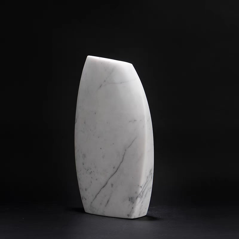 White Marble Flower Vase