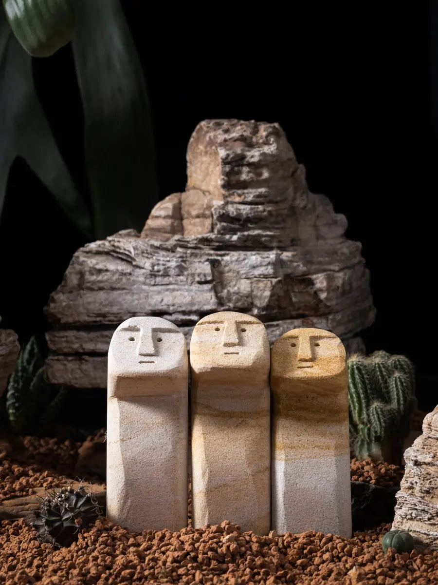 Stone Figurines,Little Stone Statue, Sumba Stone Figures