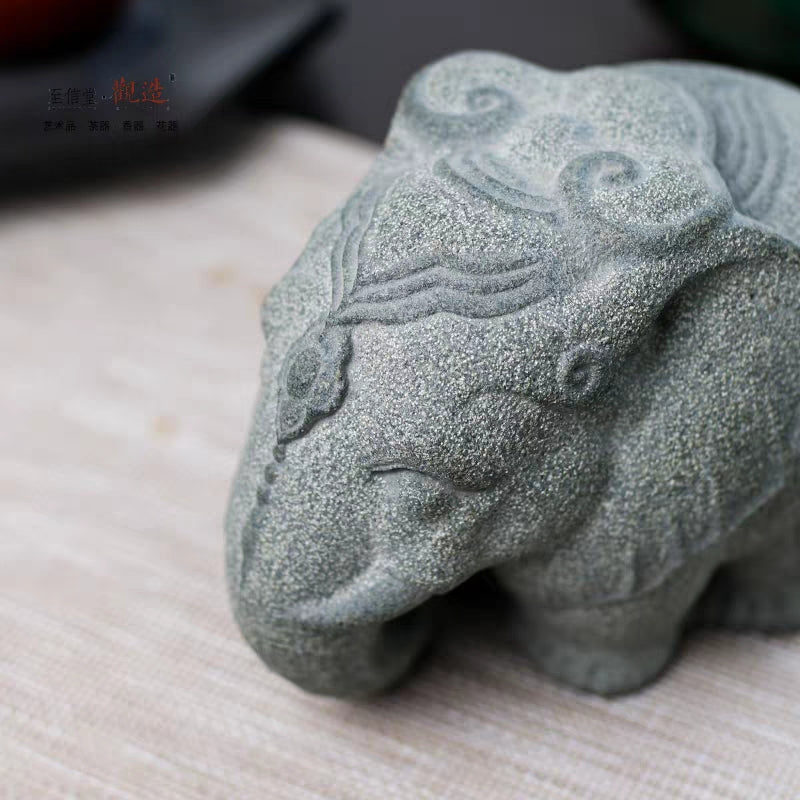 Natural Stone Elephant Statue